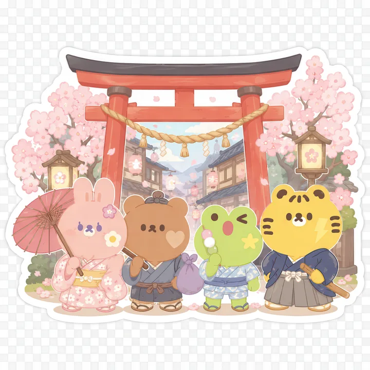 Old Japan Storybook concept 1