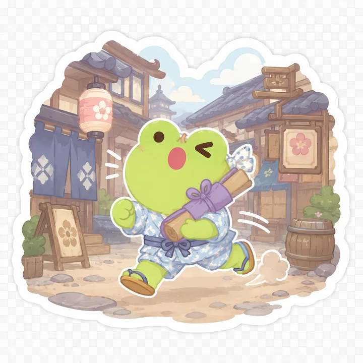 Old Japan Storybook concept 8