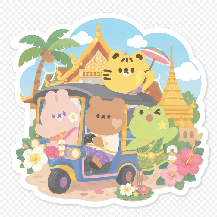 Thailand Travel Notes concept 1